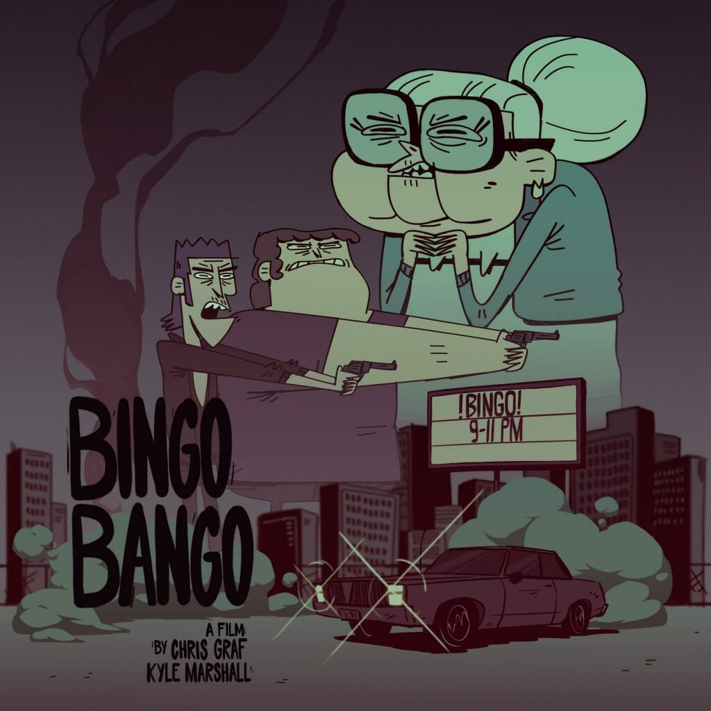 The poster for BingoBango, a film by Chris Graf and Kyle Marshall.
