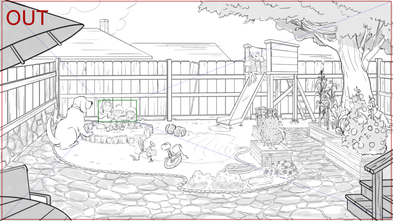 Race Around The Moon Animatic Zoom Out