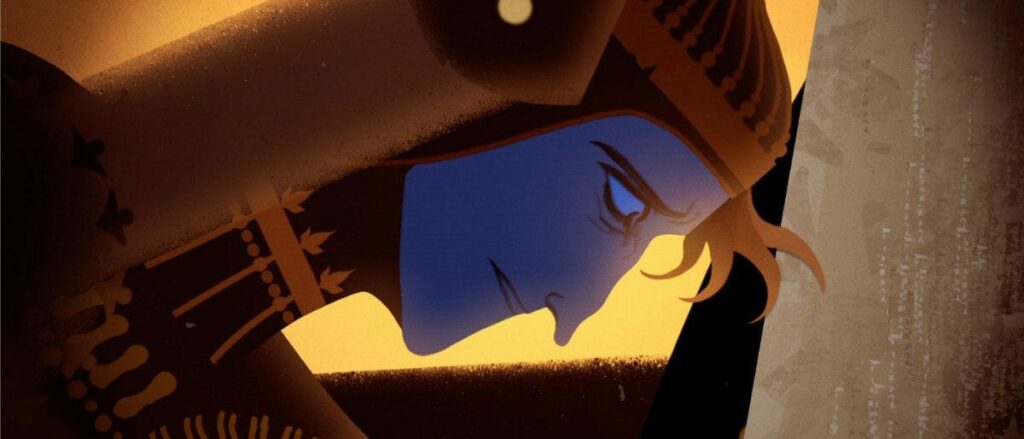 This episode by Miriam Presas tells the story of a deluded hero who has trapped himself within a storybook legend. After a harrowing experience, the hero starts to question his morality, his purpose, and what makes his life worth living.
