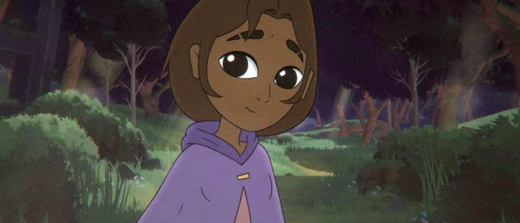 Keara Lightning and Caeleigh Lightning’s episode tells the story of Tiska. To steal back a flower that is special to her lover, Tiska embarks on a dangerous journey across an overgrown landscape, fighting demons in a post-apocalyptic city.